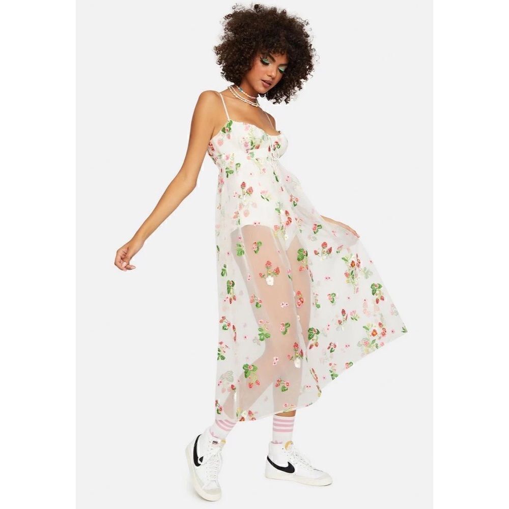 For Love & Lemons Jaclyn Midi Dress - Picture 5 of 6